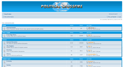 Desktop Screenshot of political-crossfire.com